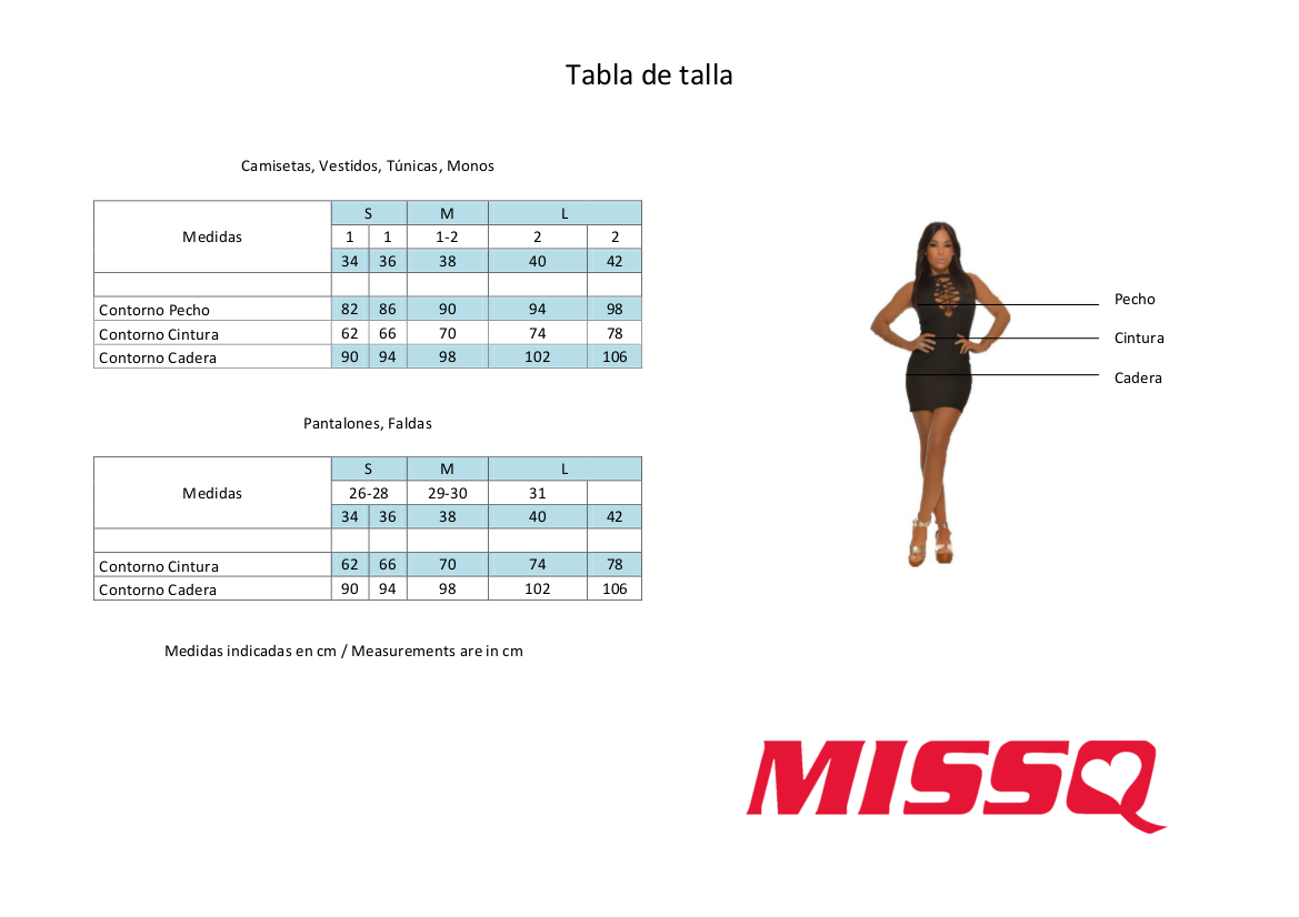 Tabla de tallas4 MissQ